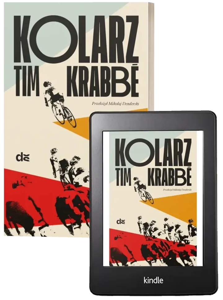 Kolarz, Tim Krabbé - okładka wersji elektornicznej oraz papierowej.