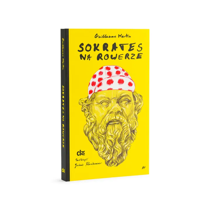 Sokrates na rowerze, Guillaume Martin - okładka wersji papierowej - przód.