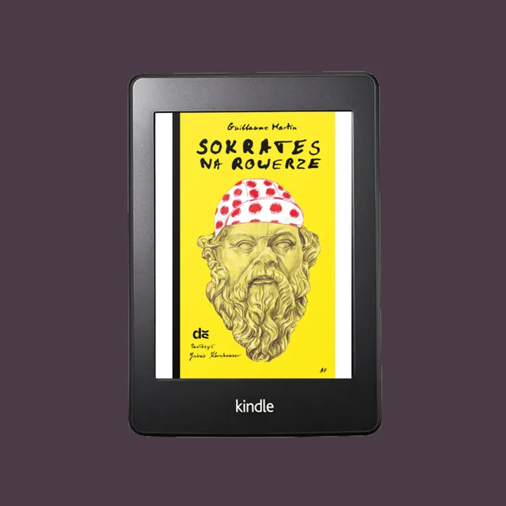 Sokrates na rowerze, Guillaume Martin - okładka wersji papierowej.