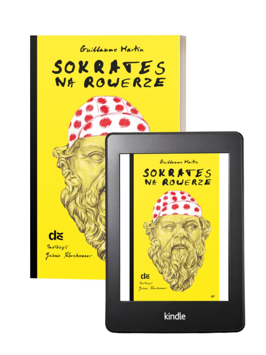 Sokrates na rowerze, Guillaume Martin - okładka wersji papierowej.
